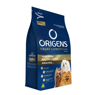 Ração Origens Cães Adultos York/Maltes/Spi. 3kg