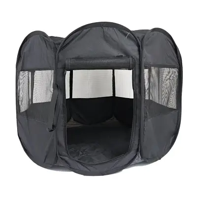 Canil The Pets Portatil Preto