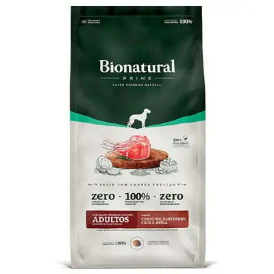 Bionatural Prime Cães Raças Grandes e Gigantes Adultos Cordeiro 15kg