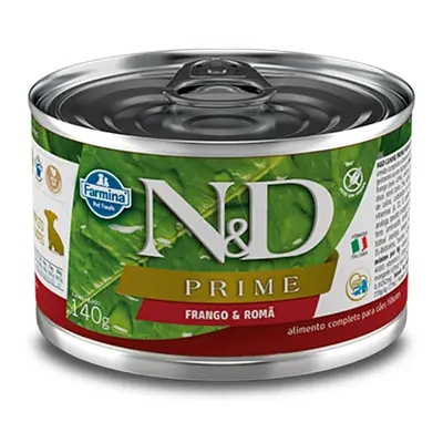 Ração Umida N&D Prime Cães Filhotes Frango e Roma 140g