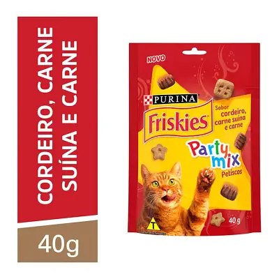 Petiscos Nestle Purina Gatos Friskies Carne 40g