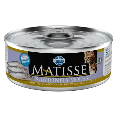Ração Úmida Matisse Gatos Sardinha Mousse 85g