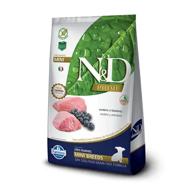 Ração N&D Prime Cães Filhotes Mini Cordeiro 2,5kg