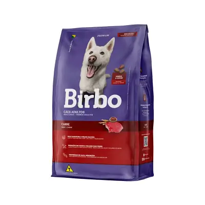 Ração Cães Birbo Adultos Carne 15Kg