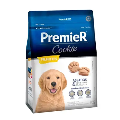 Biscoito Premier Cookie Cães Filhotes 250g
