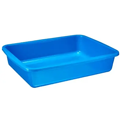 Bandeja Higiênica Para Gatos Grande Azul Tudo Pet