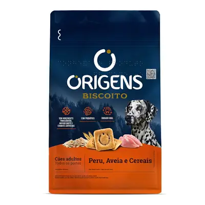 Biscoito Origens Cães Adultos Peru 400g