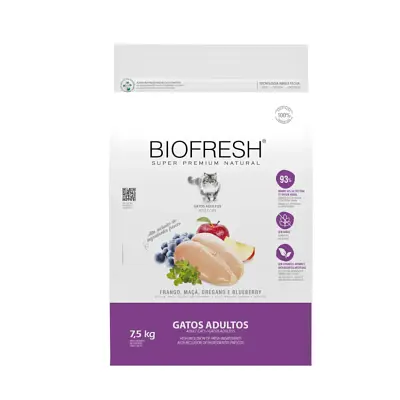 Ração Gatos Biofresh Adultos Frango 7,5kg