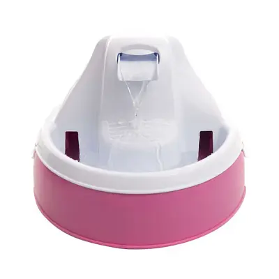 Fonte Bebedouro Amicus Aqua Flow Rosa e Branco Bivolt