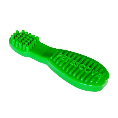 Brinquedo Cães Pet Games Mordedor Pet Escova Verde 16cm. Tam.M