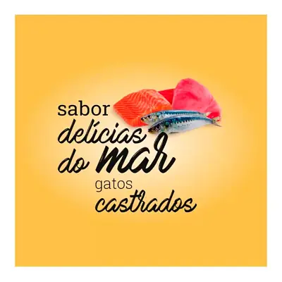 Ração Quatree Gourmet Gatos Castrados Delícias do Mar 3kg