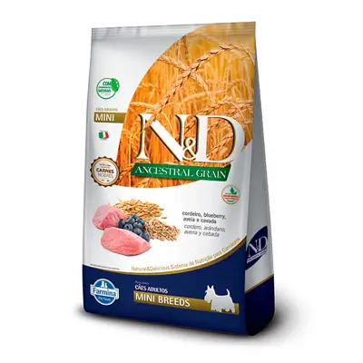 Ração N&D Ancestral Cães Adultos Mini Cordeiro 800g