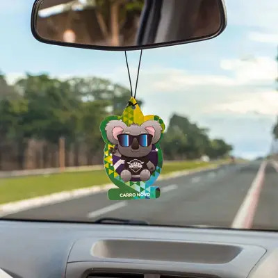 Odorizante Folhinha Auto Carro Novo Coala 10g