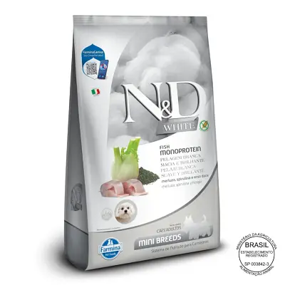Ração ND White Para Cães adultos Mini 7kg