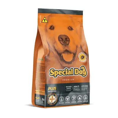 Ração Special Dog Cães Adultos Carne Plus 15kg