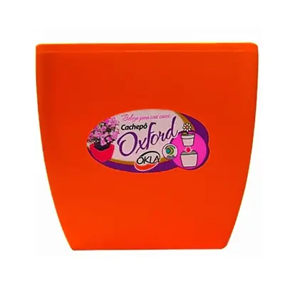 Vaso Oxford Quadrado Vermelho Okla 6L