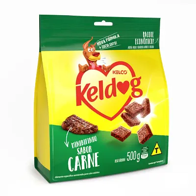 Mini Bifinho Kelco Keldog Criadores Sabor Carne 500g