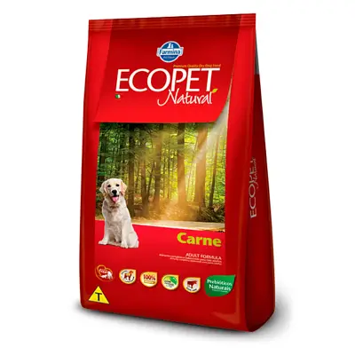 Ração Ecopet Natural Cães Adultos Carne 15kg