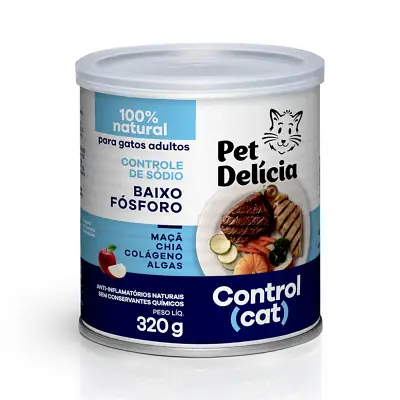 Ração Úmida Pet Delícia Gatos Control Cat 320g