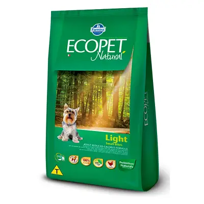 Ração Ecopet Light Cães Adultos Raças Pequenas 3kg