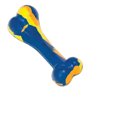 Brinquedo Cães LCM Borracha Osso 114mm