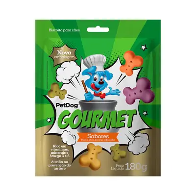 Biscoito PetDog Gourmet Mix 180g