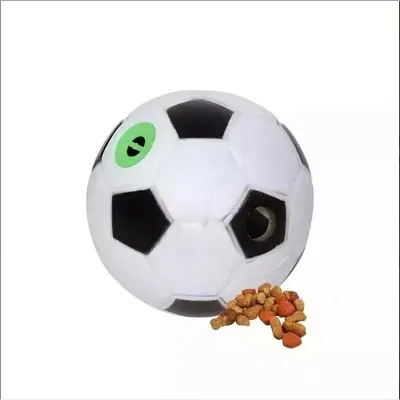 Brinquedo Cães The Pets Vinil Bola Futebol Grande 10cm