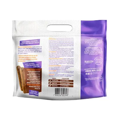 Snacks Quatree Cães Pallitus Cordeiro E Bat/Doce 500g