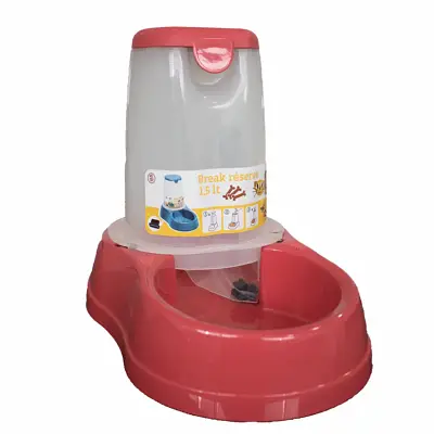 Comedouro Automático Vermelho Chalesco 1,5L