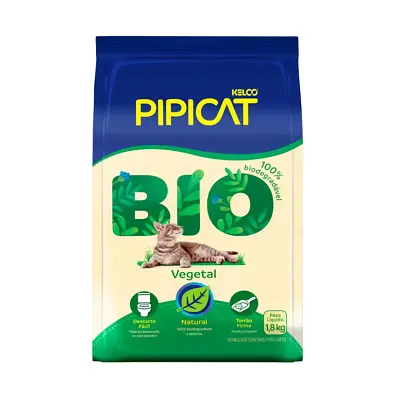 Areia Higiênica Pipcat Bio But 1,8kg