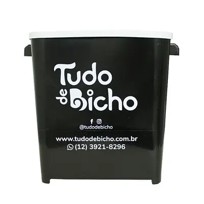 Porta Ração Preto 6kg