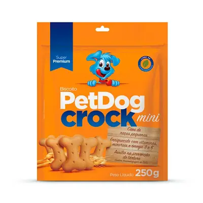 Biscoito PetDog Crock Mini 250g