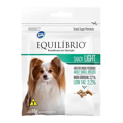 Snack Total Alimentos Cães Equlibrio Light Raças Pequenas 80g