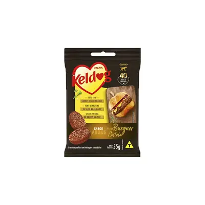 Bifinho Kelco Keldog Mini Hambúrguer Costela Angus 55g