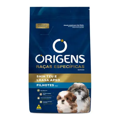 Ração Origens Cães Filhotes Shihtzu/Ilhasa 1kg