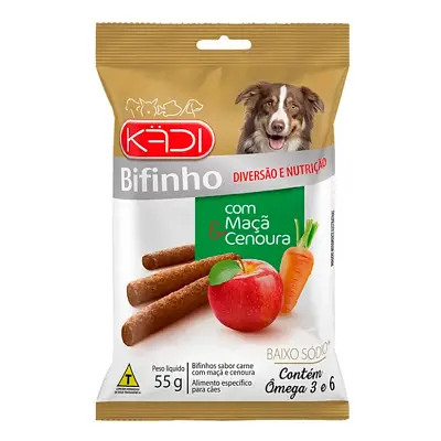 Bifinho Cães Kadi Maçã e Cenoura 55g