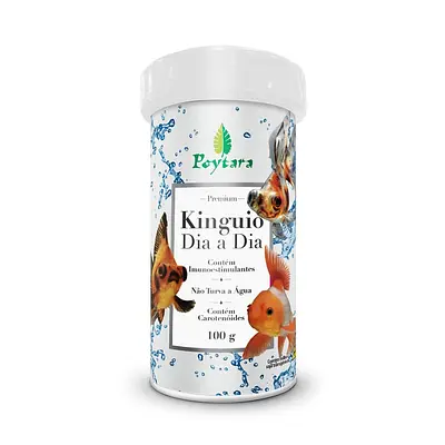 Ração Para Peixes Poytara Kinguio Dia a Dia 100g