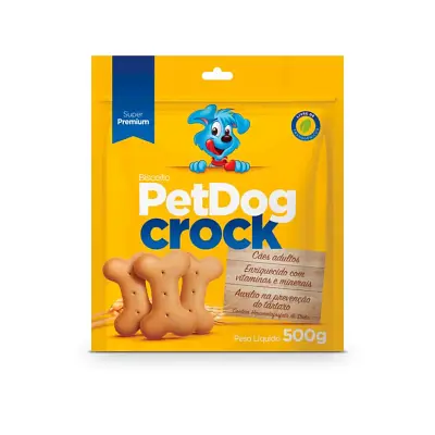 Biscoito para Petdog Crock 500g