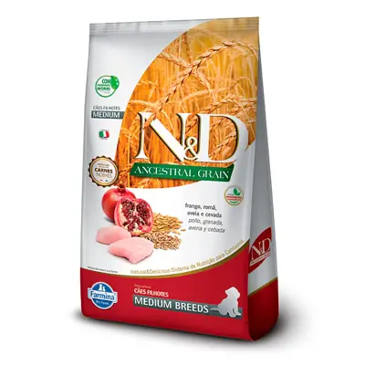 Ração N&D Ancestral Cães Filhotes Medium Frango 2,5kg