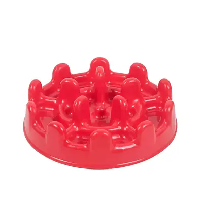 Comedouro Cães Pet Games Lento Pet Fit Mini Vermelho