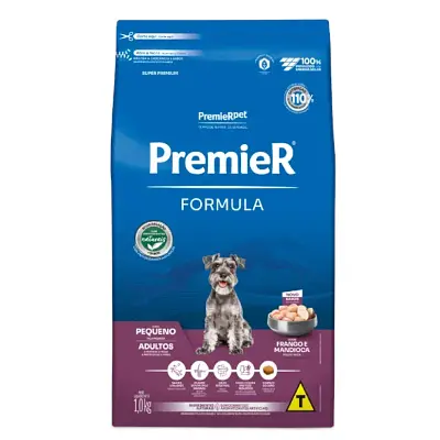 Ração Premier Fórmula Cães Adultos Raças Pequenas Frango e Mandioca 1kg