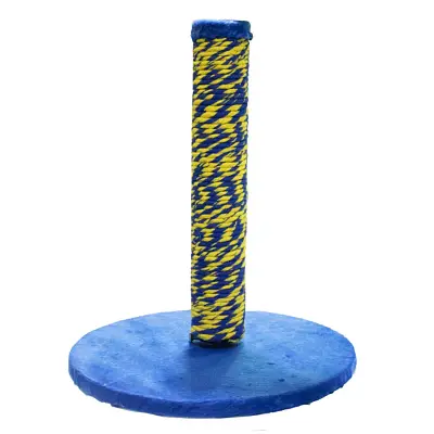 Arranhador Para Gatos Mini Poste Azul