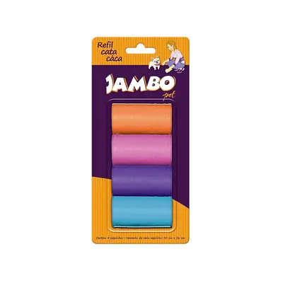 Refil Sacolas Basic Jambo C/4 Rolos