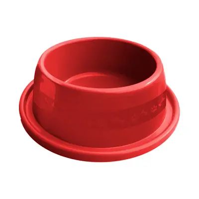 Comedouro Cães Furacão Pet Anti Formiga Vermelho 350ml