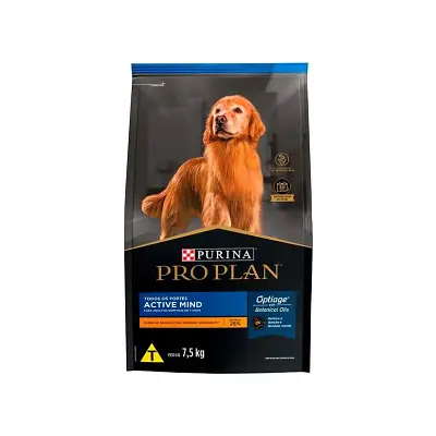 Ração Nestlé Purina Cães Pro Plan Adultos 7+ Frango 7,5kg