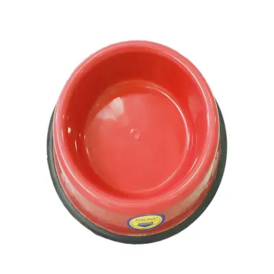 Comedouro e Bebedouro Pesado Cães Vermelho Tudo Pet 2,5L