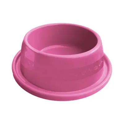 Comedouro Cães Furacão Pet Anti Formiga Rosa 1000ml