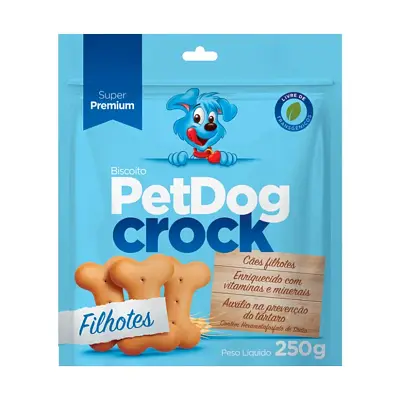 Biscoito para Petdog Crock Filhotes 250g