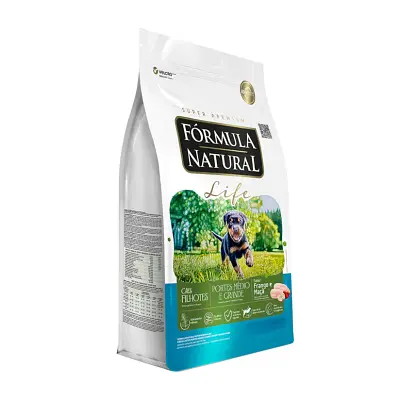 Ração Formula Natural Cães Filhotes Raças Médias e Grande Sabor Frango e Maça 2,5kg