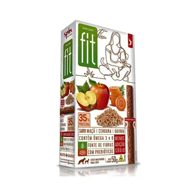 Stick Para Cães Fit Spin Pet Sabor Maçã, Cenoura e Quinoa 50g
